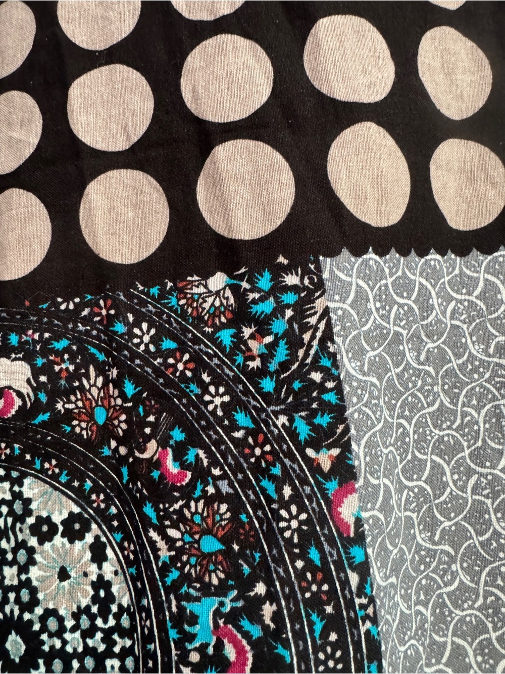 NWT ZANZEA Mixed Print Tulip Balloon Midi Dress Extra Large lagenlook - Picture 6 of 8
